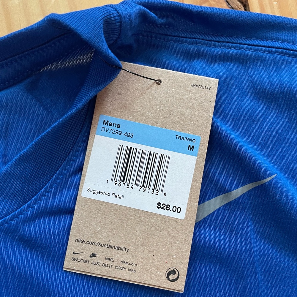 Nike Blue Duke Track & Field Tee - Picture 3 of 5